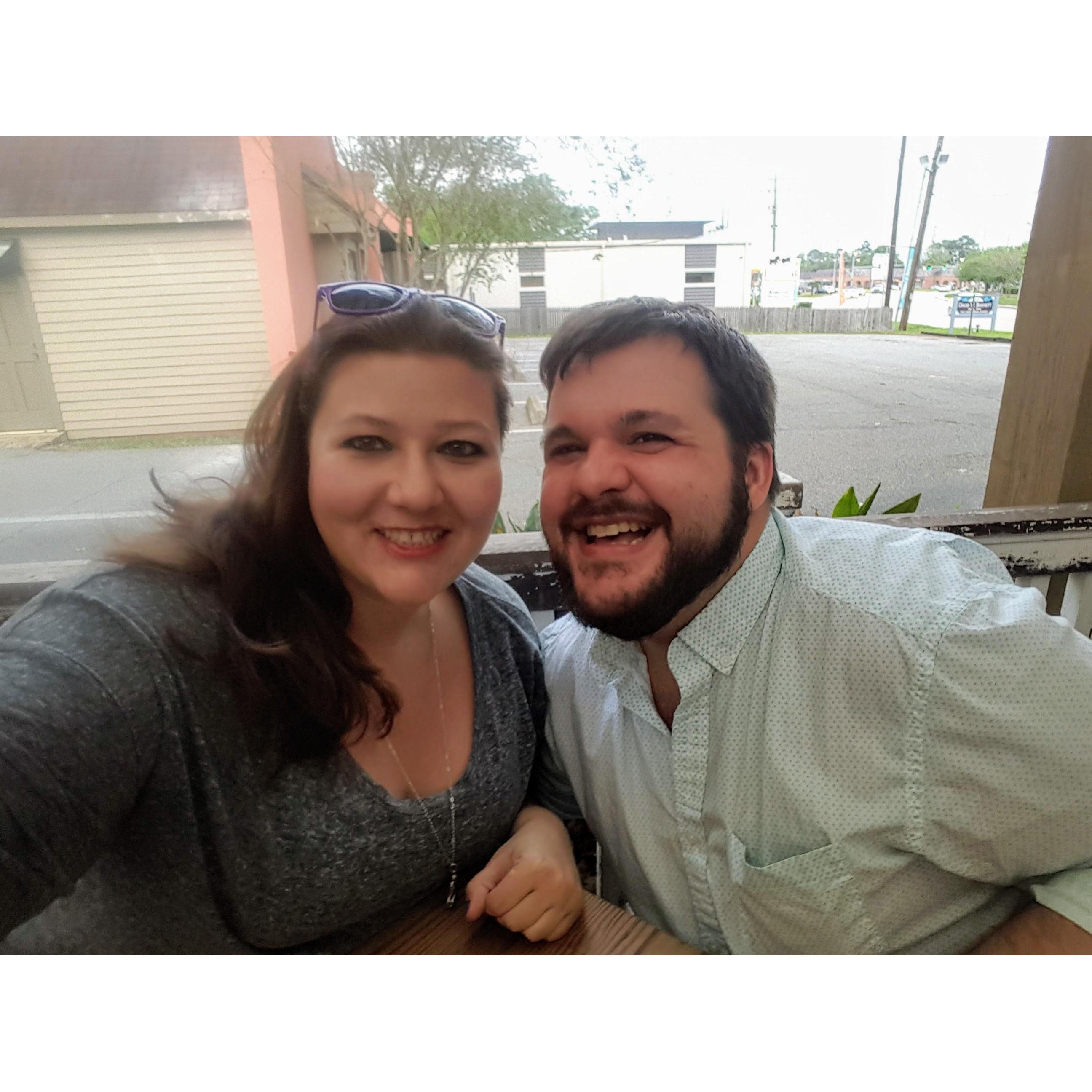 First picture together - taken on March 29th 2017
