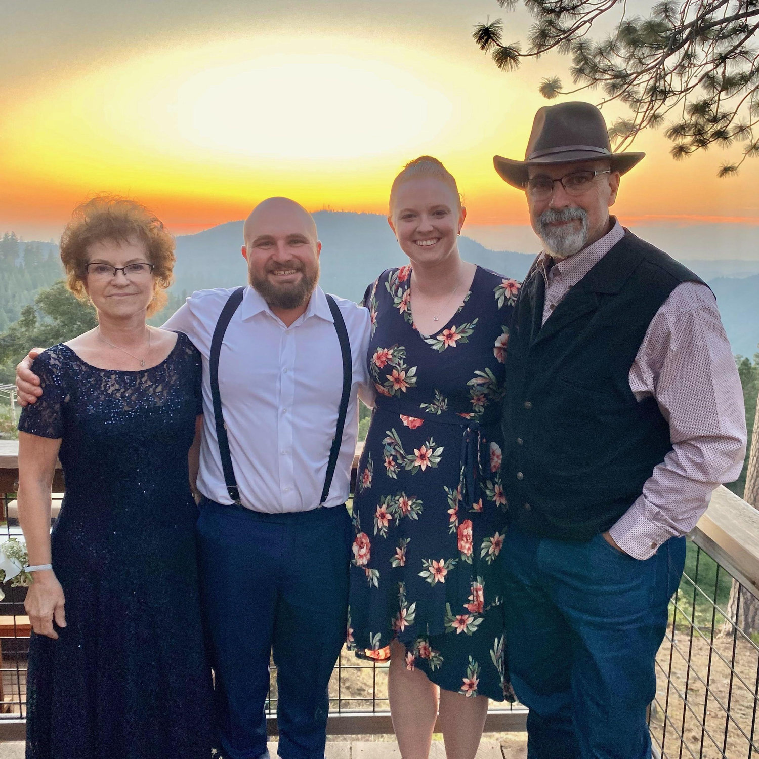 Colton and Emma's Wedding 2023! Chancy and Melissa with his parents!