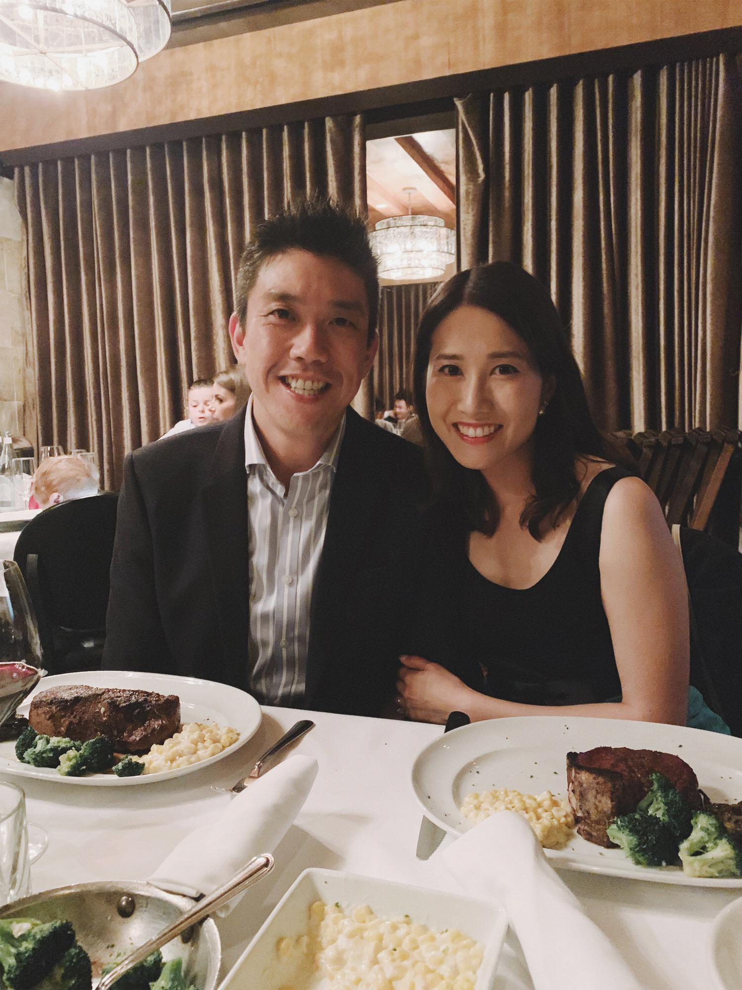 The first birthday together celebrating Charles' birthday in LA!