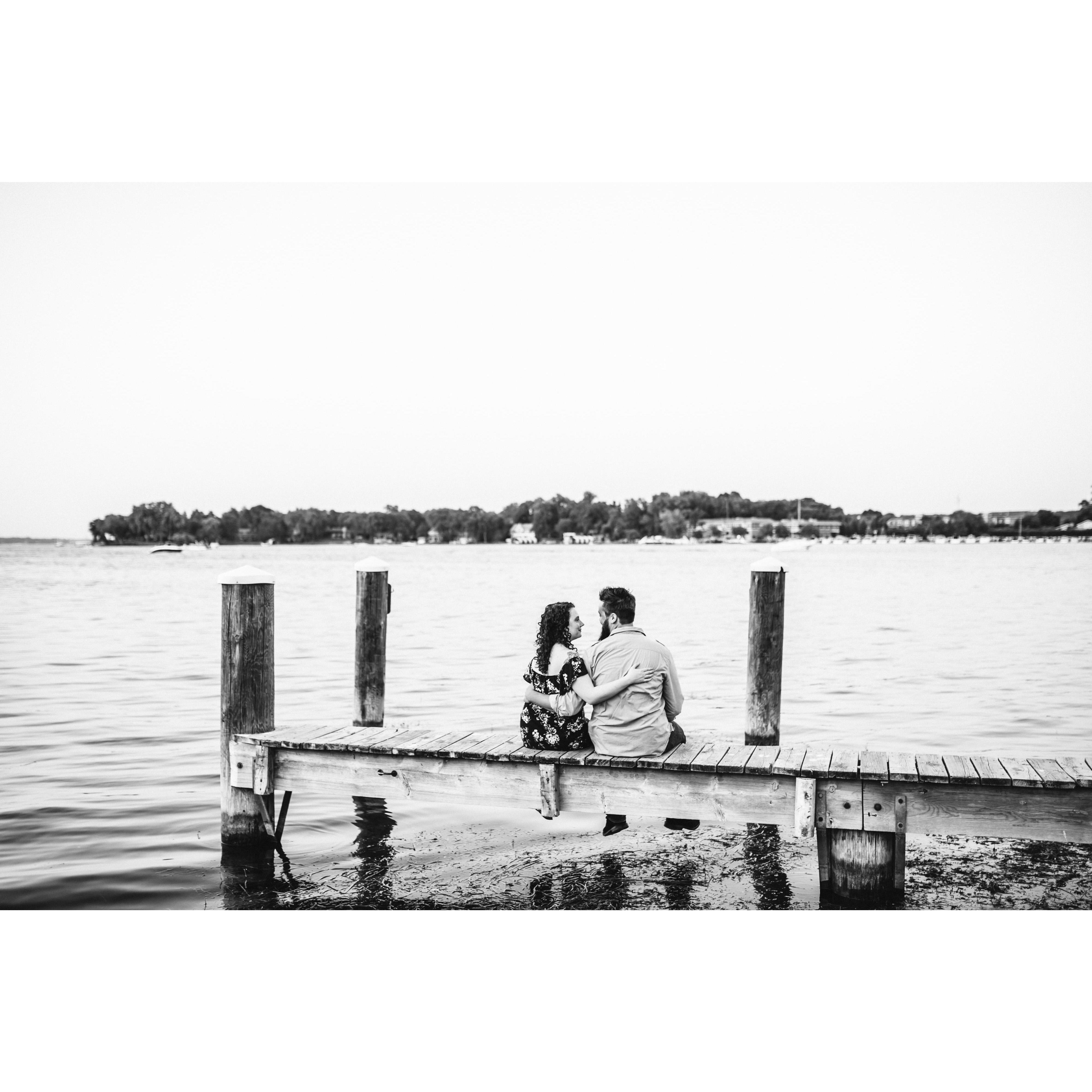 Engagement photos taken by Tessa June Photography