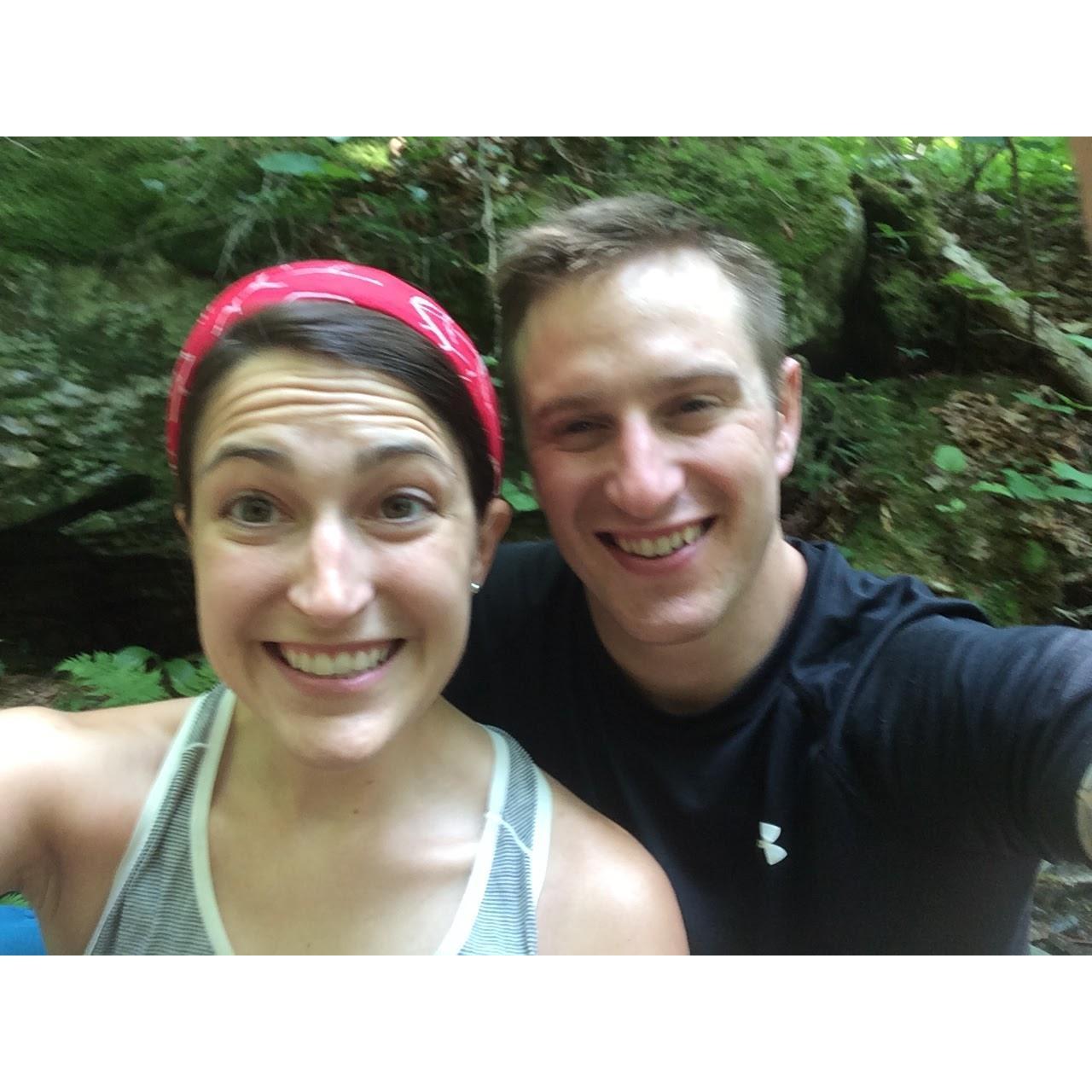 Backpacking on the Long Trail in Vermont for Steve's 30th birthday!