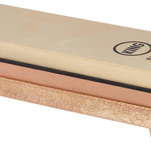 KING KW65 1000/6000 Grit Combination Whetstone with Plastic Base