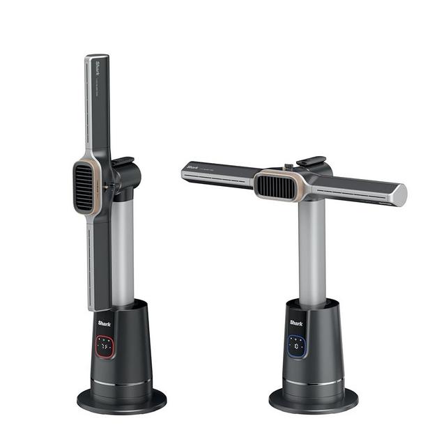 Shark TurboBlade Cool + Heat - Ultra-Customizable Bladeless Tower Fan + Heater, Pivots, Twists, Oscillates up to 180°, Powerful Cooling + Rapid Room Heating, Remote Control, Charcoal, TH202