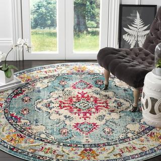 Monaco Amelia Boho Round Area Rug