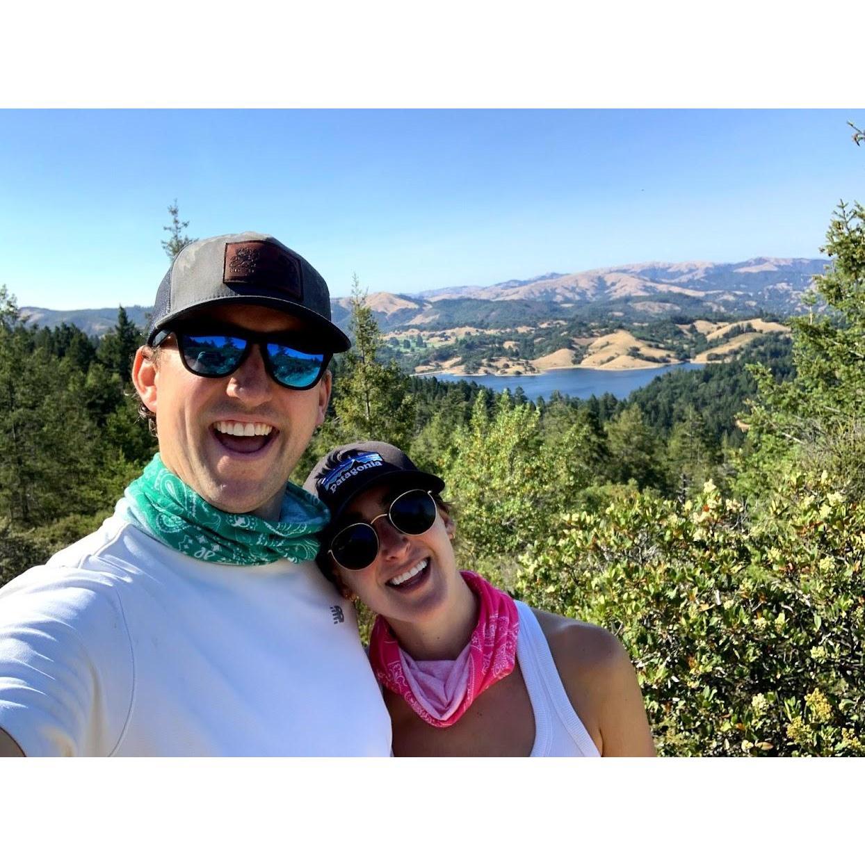 Breakfast tacos and Mt. Tam... ideal Saturday for us