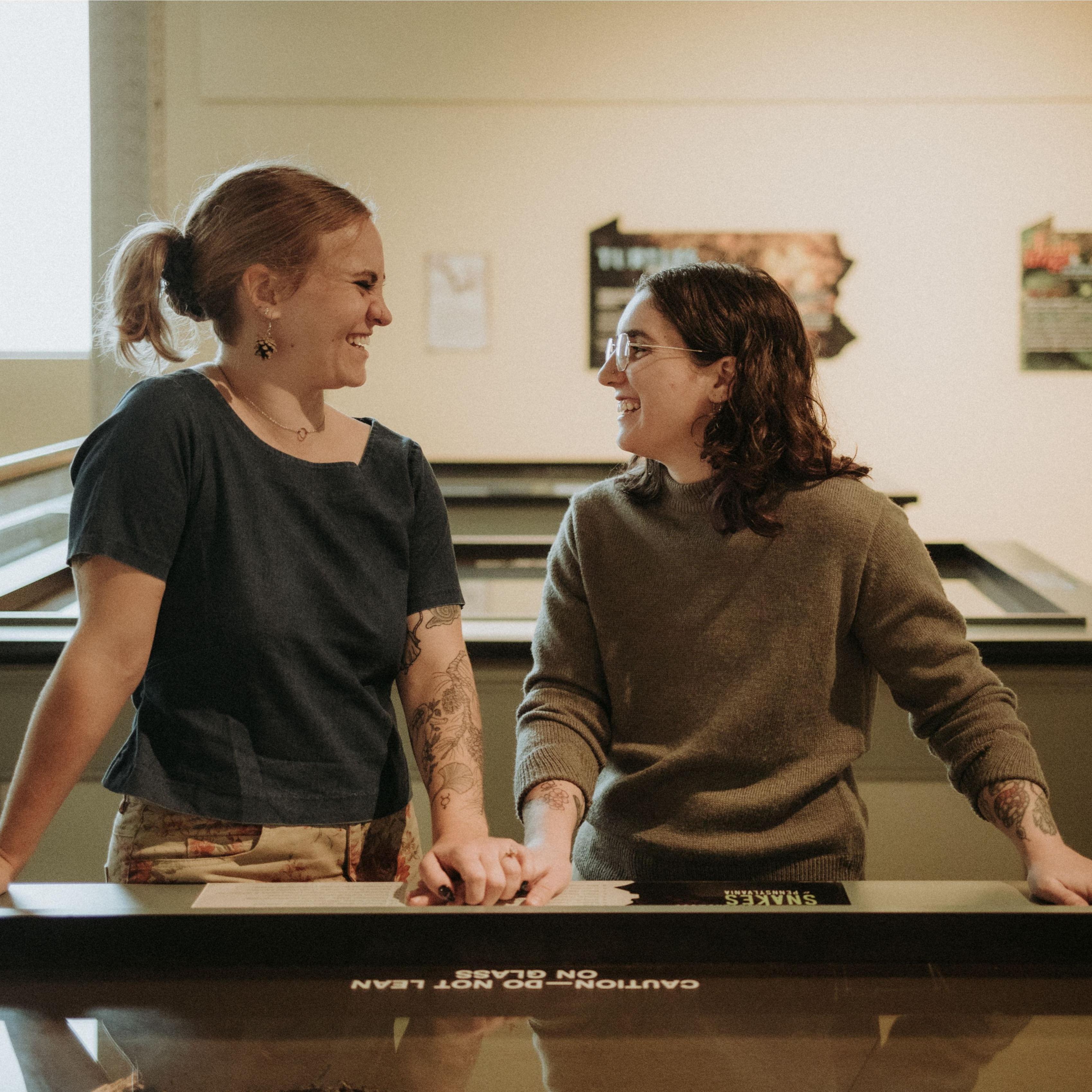 Lucy's favorite photo from our engagement shoot at the Carnegie Natural History Museum