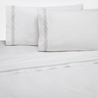 Trellis 4-Piece Embroidered Sheet Set