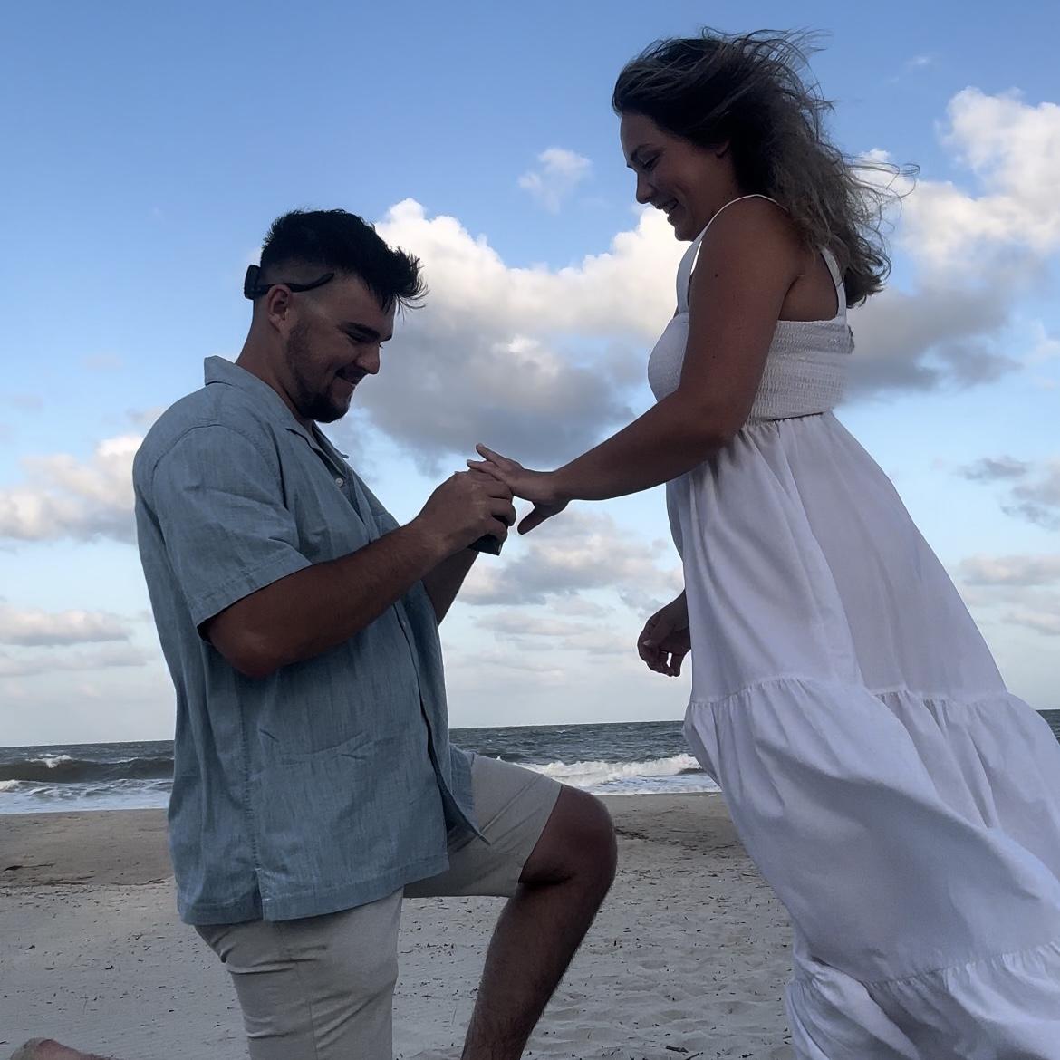 On one knee 🤍