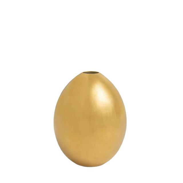 Nymphenburg Goose Egg Vase Gold Matte