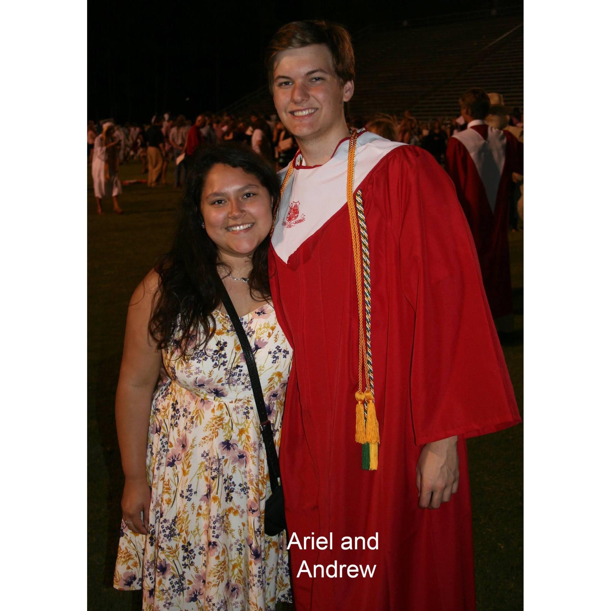Andrew's high schoool graduation, 2016