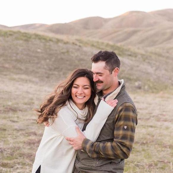 Engagement Photo Session @ Lucky Peak - April 8th, 2021. Camille Marie Photography