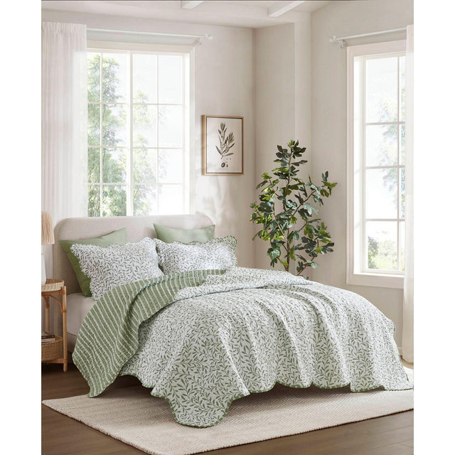 Madison Park Darcy Print 3-Pc. Quilt Set, King