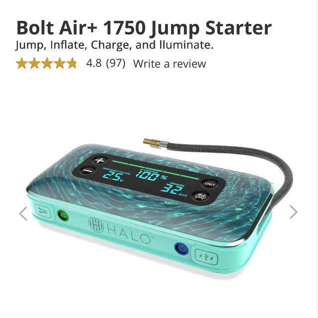 Bolt Air+ 1750 Jump Starter