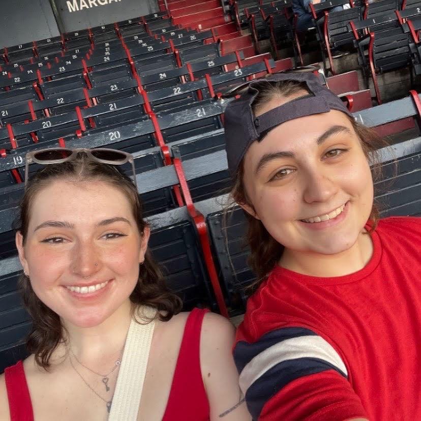 Lauren's first Sox game!