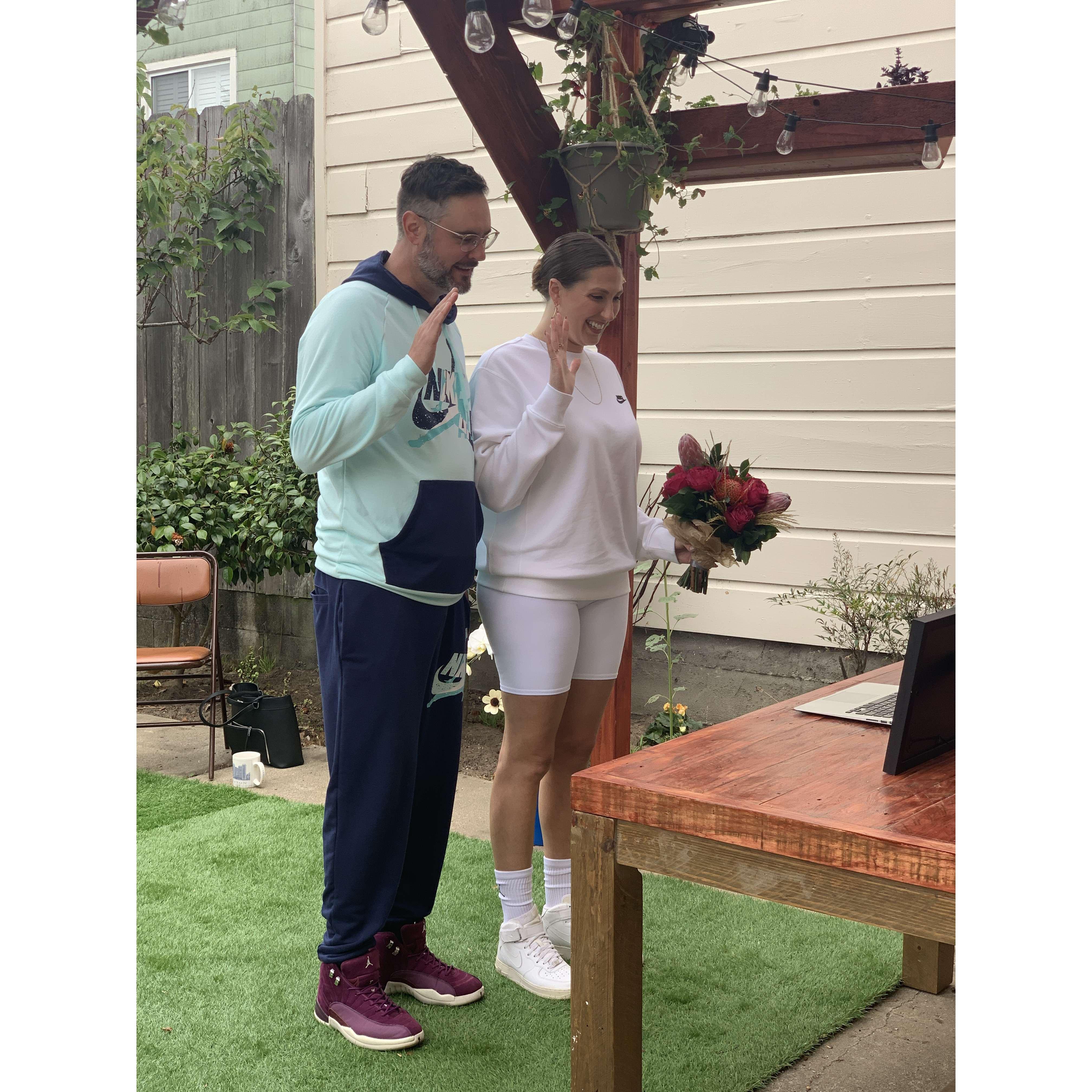 Sworn by Melvin, the county clerk.