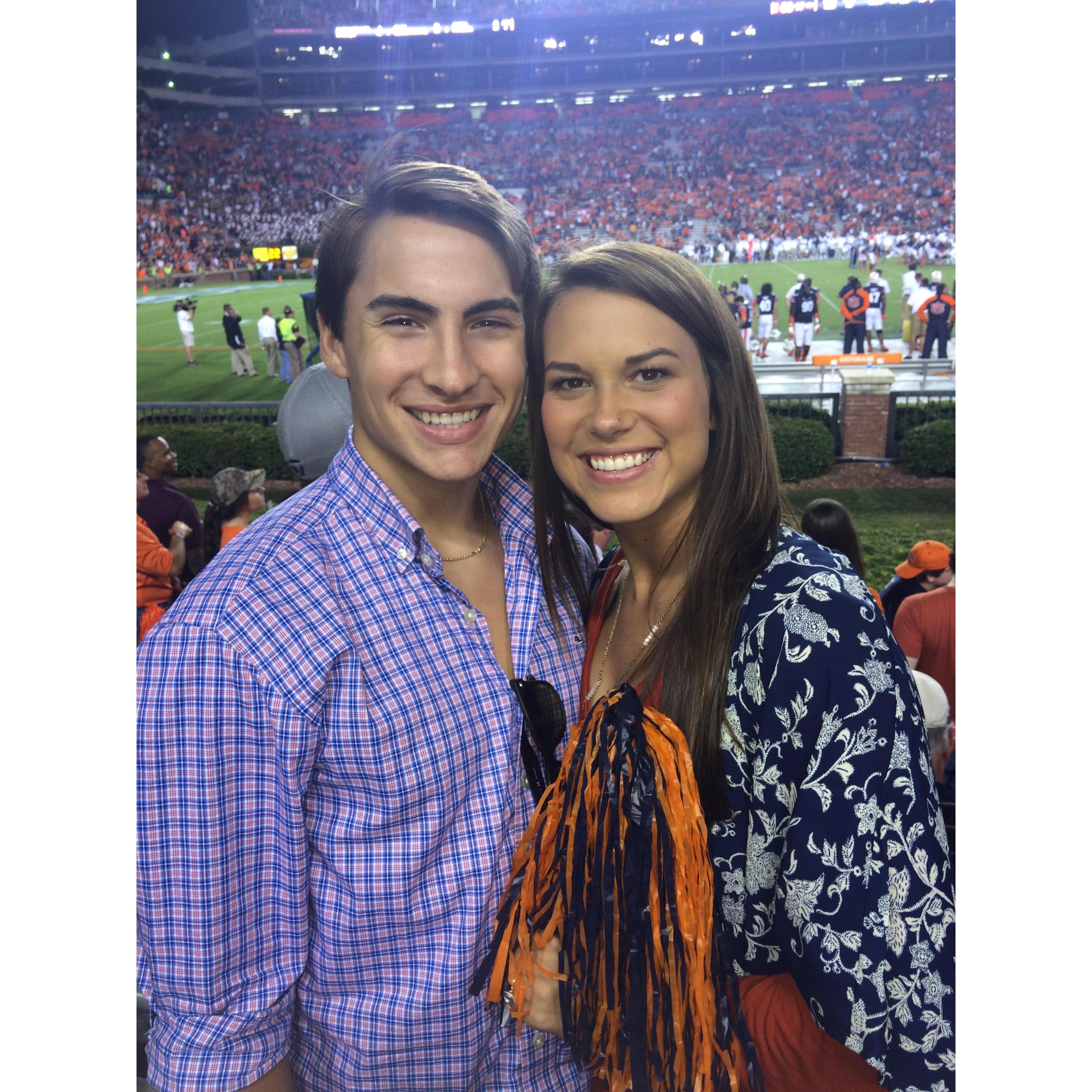 We love Auburn football!!