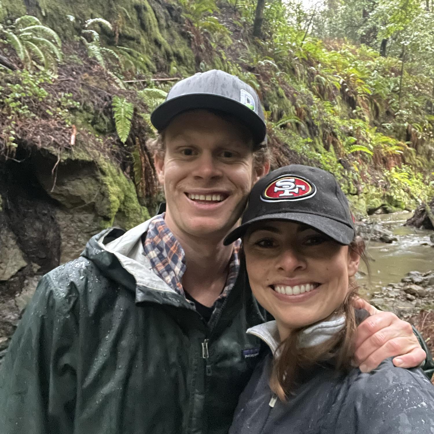 Rainy hikes in Santa Cruz!