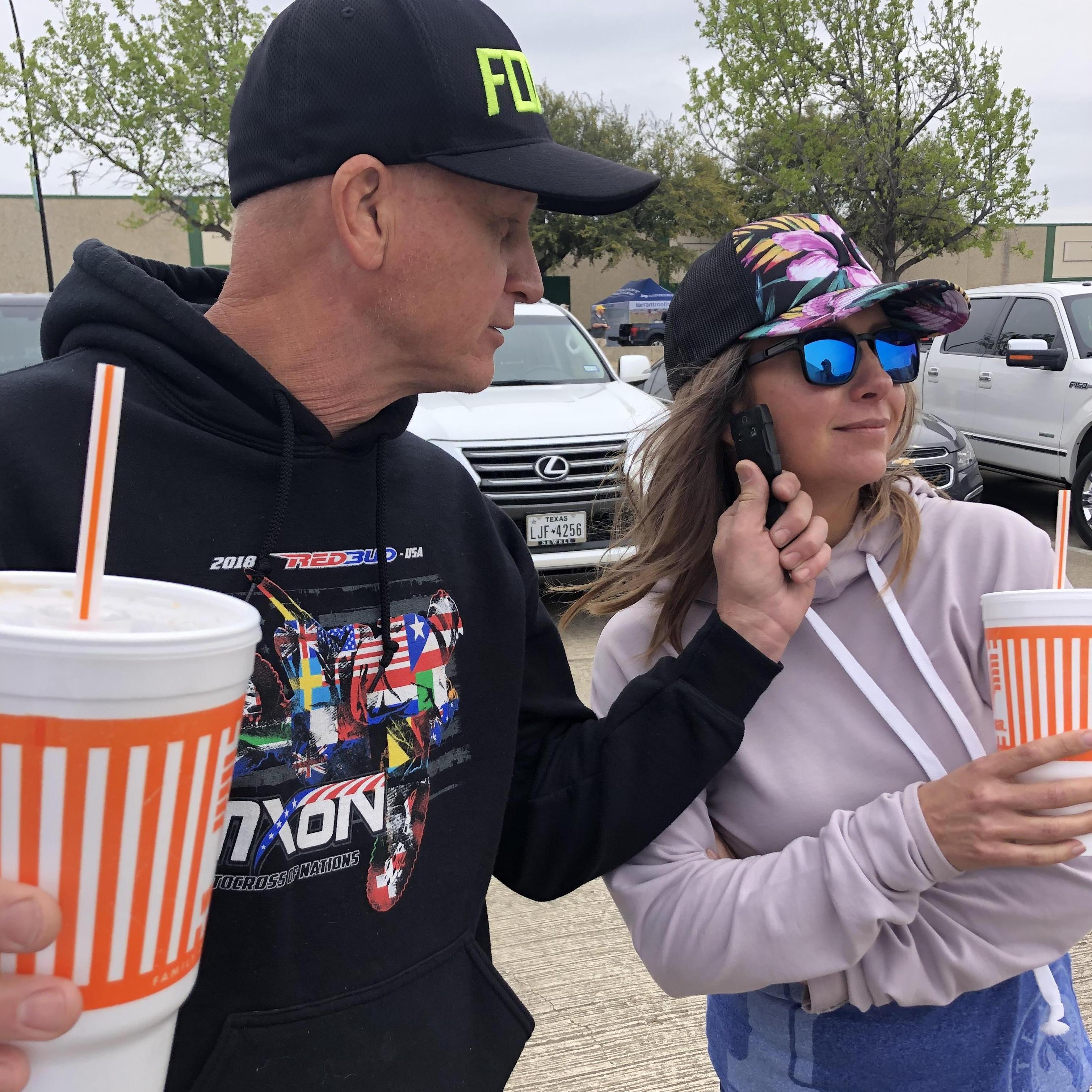 We make each other laugh and throw each other the perfect amount of sarcasm and respect.