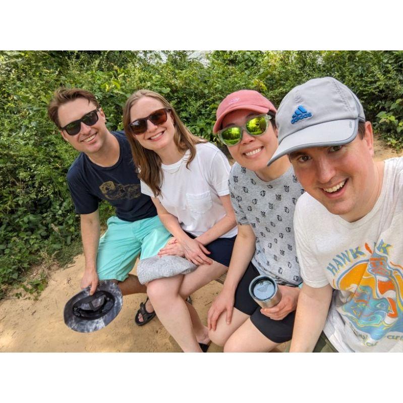 Afternoon river stroll with Huyen and Thomas