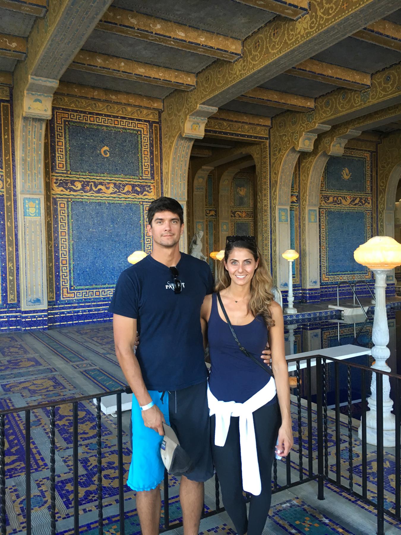 First trip together driving up the California coast. Hearst Castle 2016