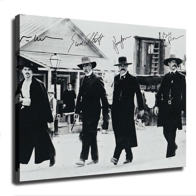 Tombstone Movie Poster Home Decor Canvas Painting HD Picture Bedroom Living Room Decor Wall Art Frameless and Framed Hanging (unframed,12x18 inch)