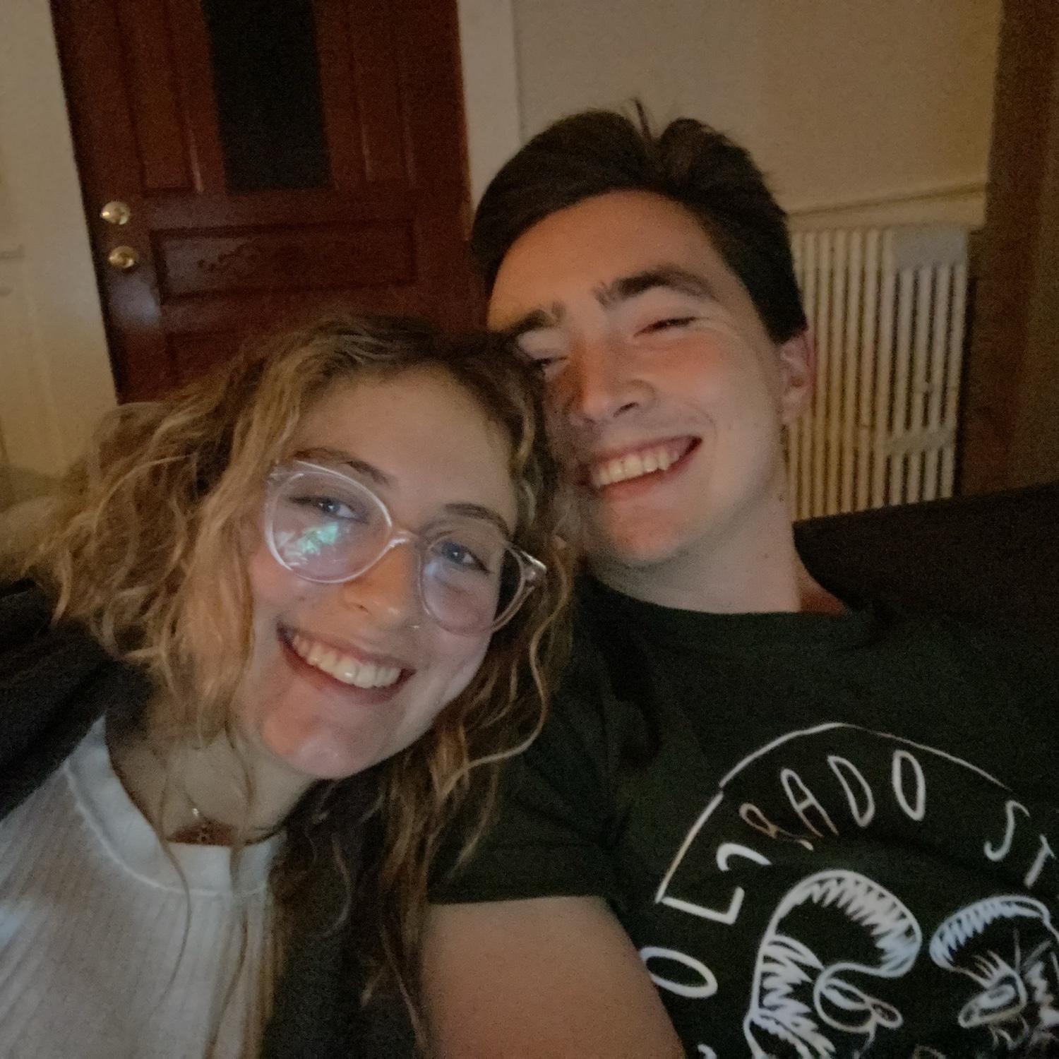 First apartment together. Never forget the rat box of 61 Pleasant Street, Concord NH