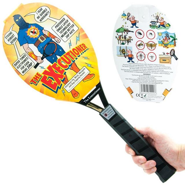 The Executioner Fly Killer Mosquito Swatter Racket Wasp Bug Zapper Indoor Outdoor Over 50cm Long