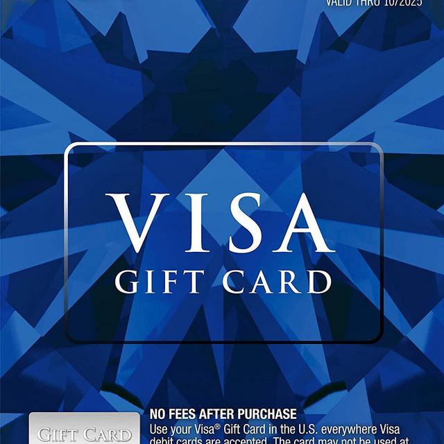 $200 Visa Gift Card (plus $6.95 Purchase Fee)