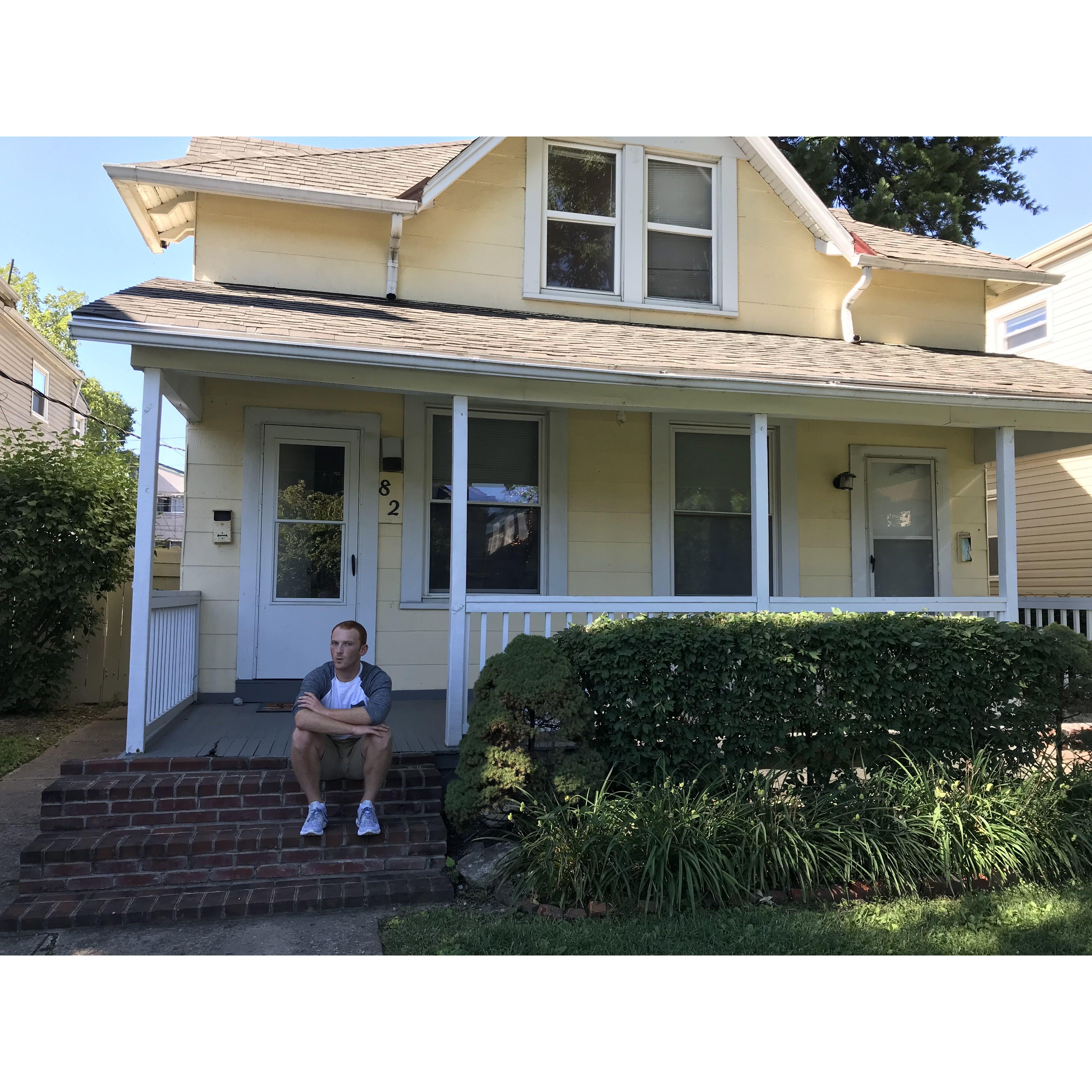 July 7th, 2018 - Before heading to the TSwift Reputation Tour Concert with friends. Still best friends at this point and wanted to capture the joy of Dan whistling in front of Maddie's college house.