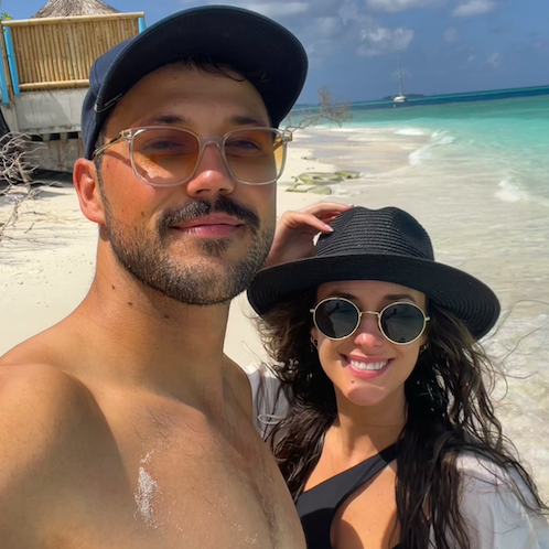 First day together in the Maldives