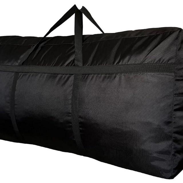 YiKitHom Extra Large Storage Duffle Bag for Travel, Black Oversized Giant Big Traveling Duffle Bag