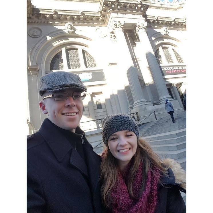 January 2016 - The MET Museum was one of the first things we had talked about when we met. This is our trip to the MET together and the same weekend as 500th Night.