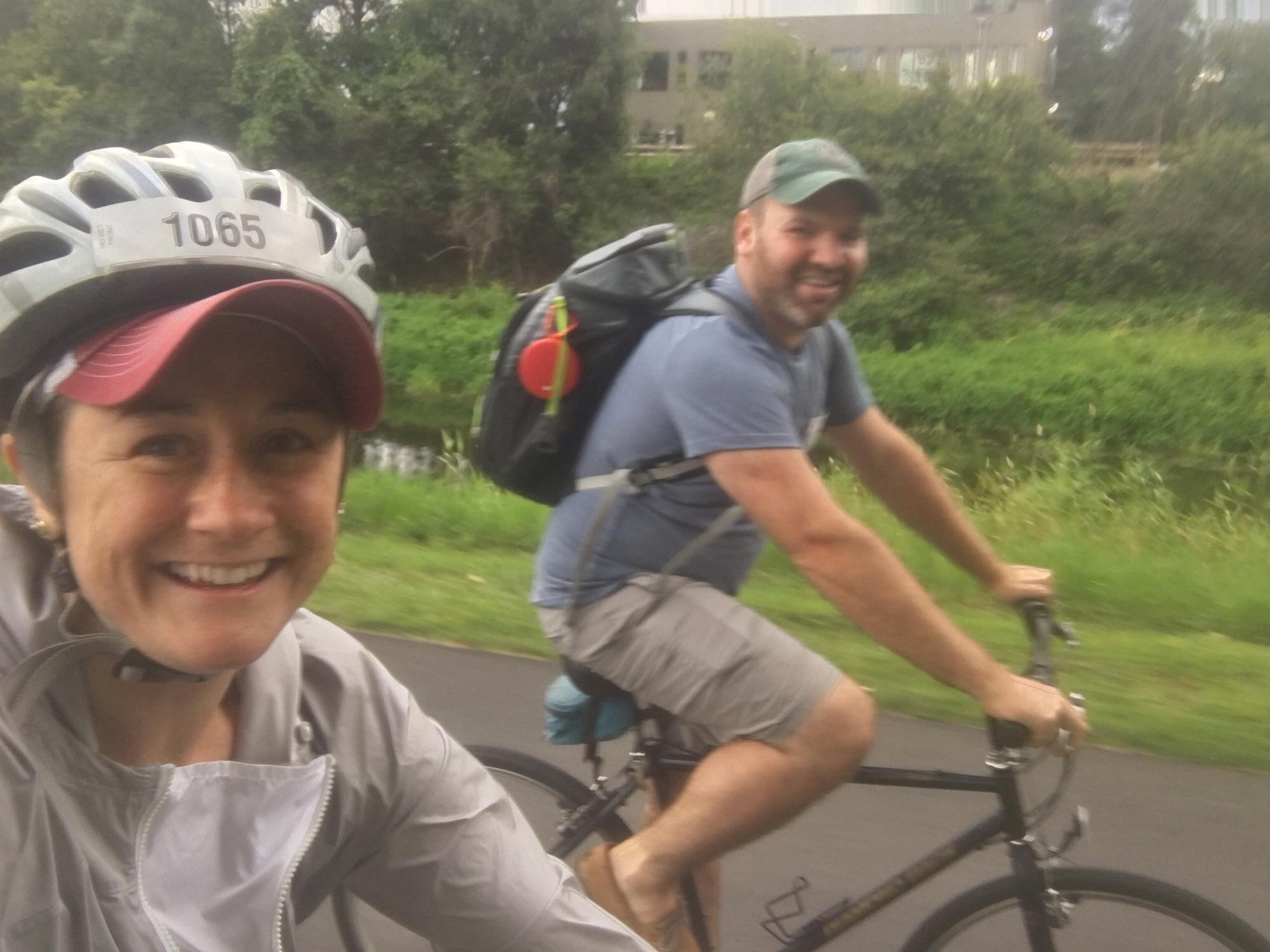 Biking to the Woodinville Wineries - Woodinville, WA