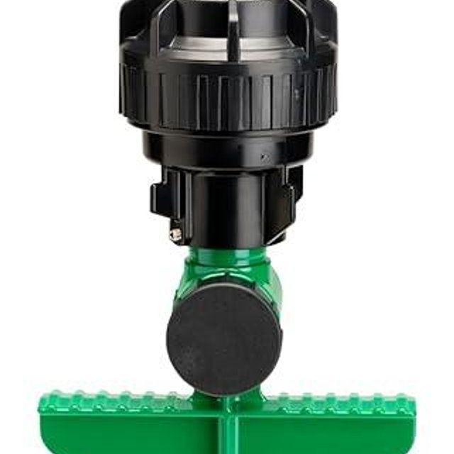 Rain Bird 42SASPG 42SA Gear Drive Rotor Lawn and Garden Sprinkler on Heavy Duty Green Spike, Adjustable 40° - 360° Pattern, 26' - 38' Spray Distance
