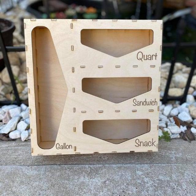 Storage Bag Wood Holder