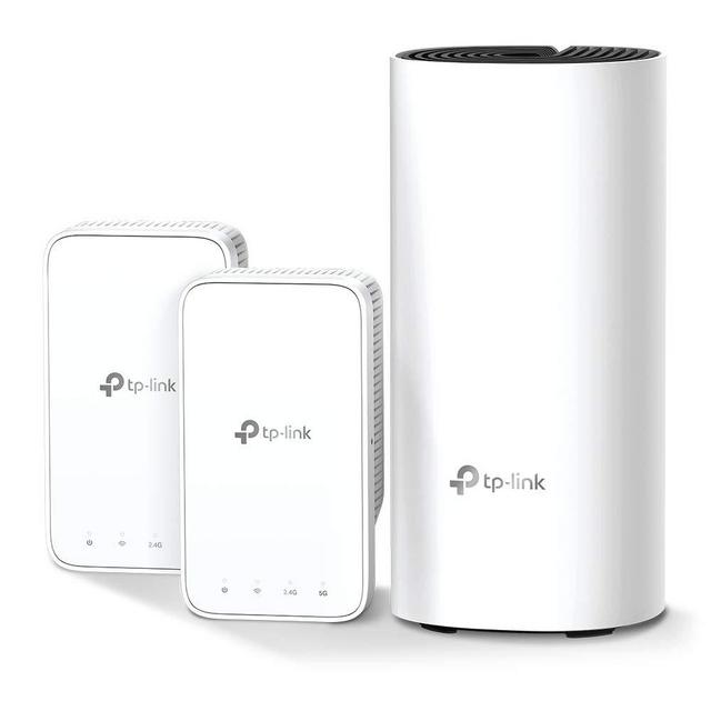 TP-Link Deco Whole Home Mesh WiFi System – Seamless Roaming, Adaptive Routing, Compact Plug-in Design, Up to 4,500 Sq. ft (Deco M3 3-Pack)