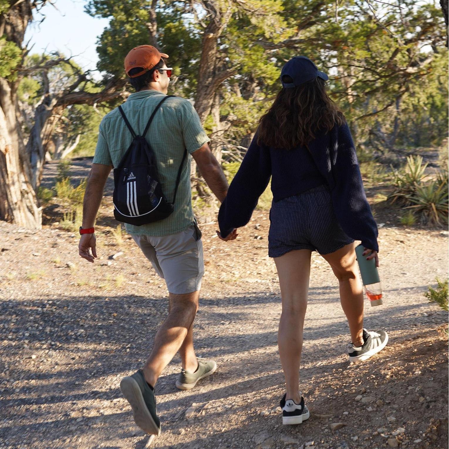 Few minutes before the proposal in Grand Canyon