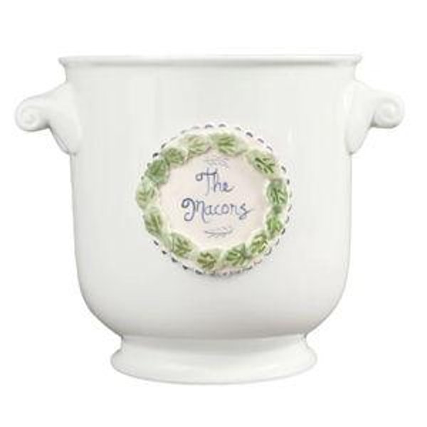 Tricia Lowenfield Cache Pot with Crest