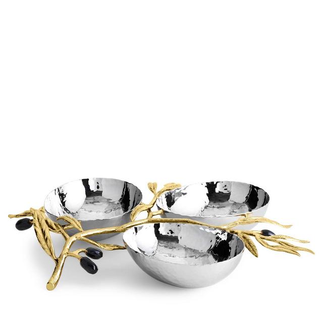 Michael Aram Olive Branch Triple Dish
