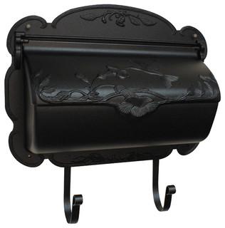 Black Hummingbird Horizonal Wallmount Mailbox - Traditional - Wall Organizers - by Better Living Store | Houzz