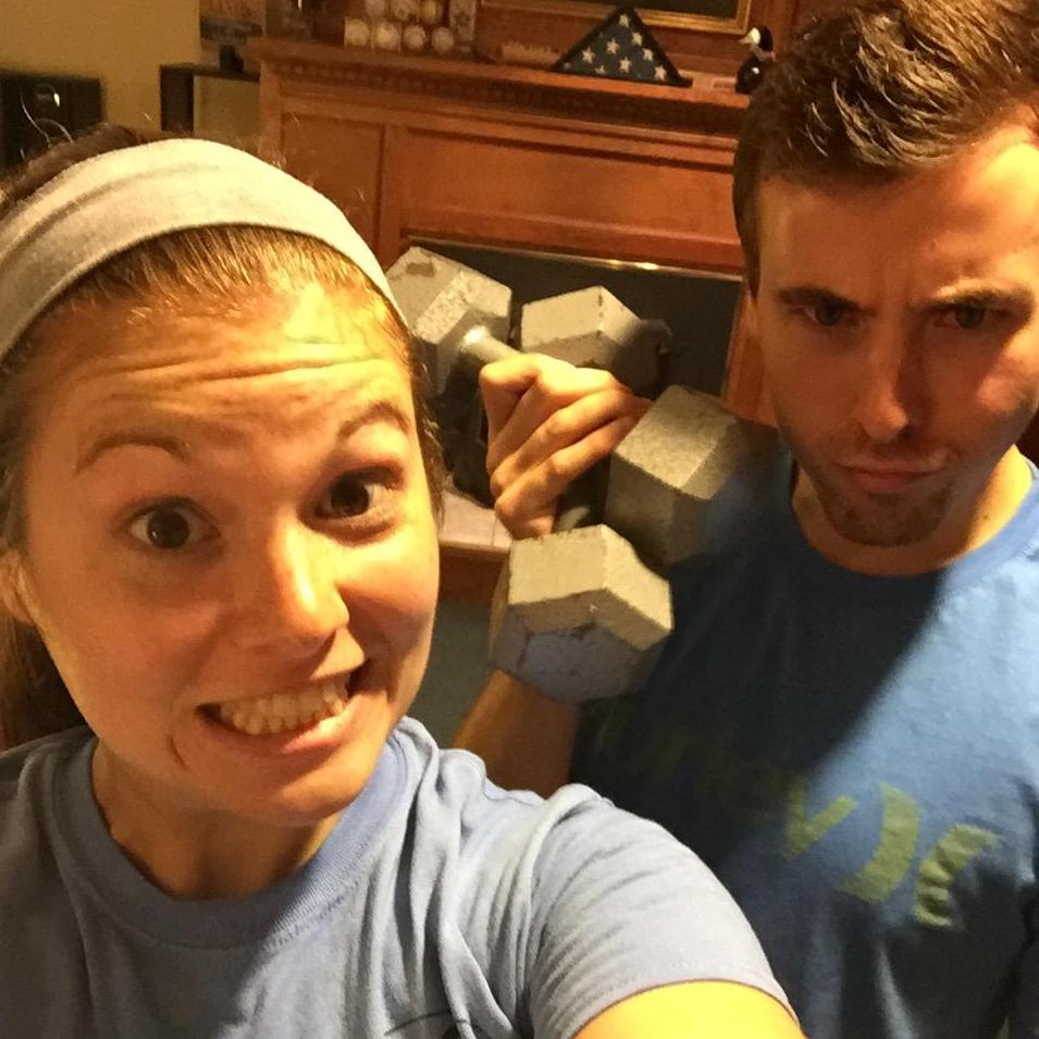 My absolute favorite workout buddy and the man that got me back on track with my fitness journey <3