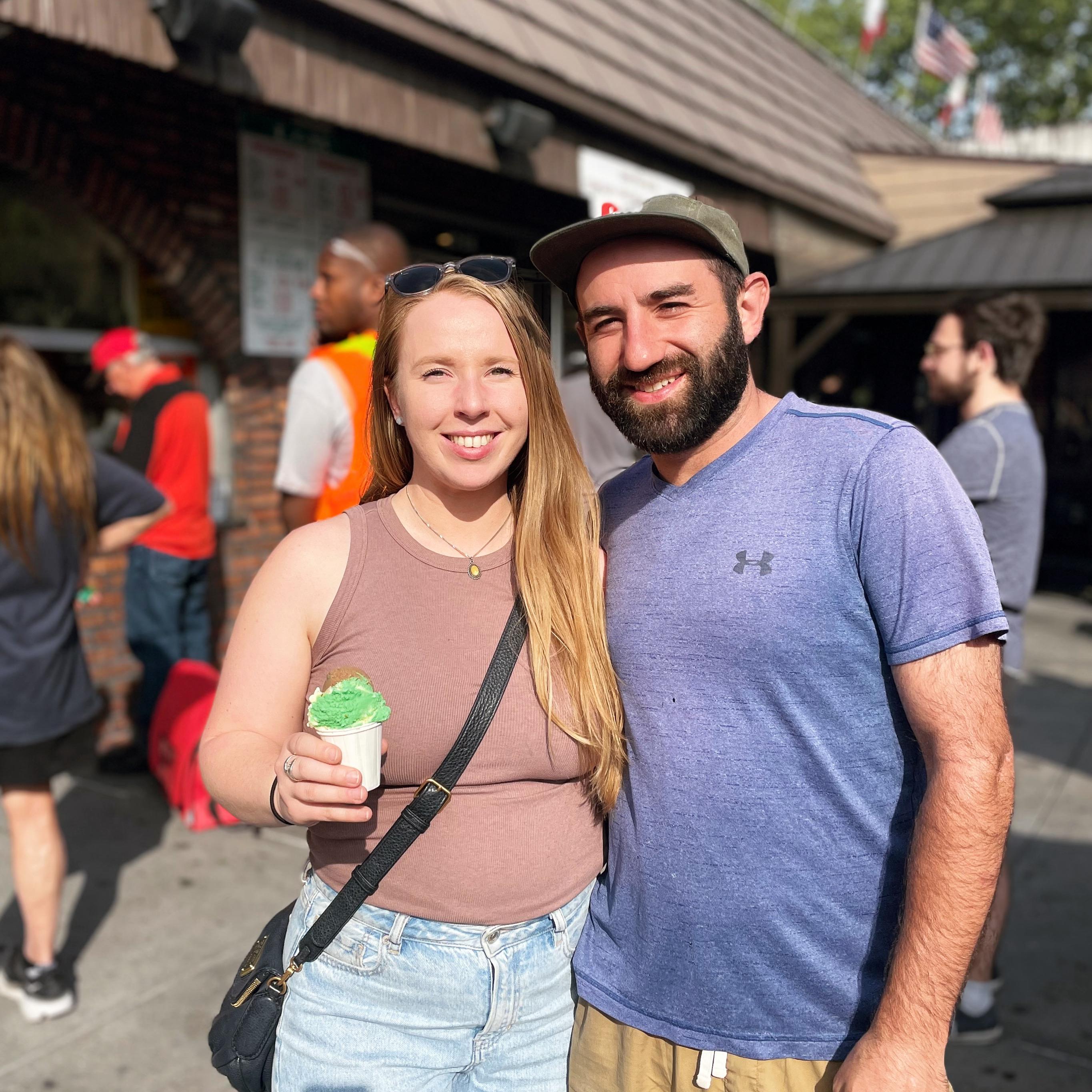 Debbie's first time in Brooklyn