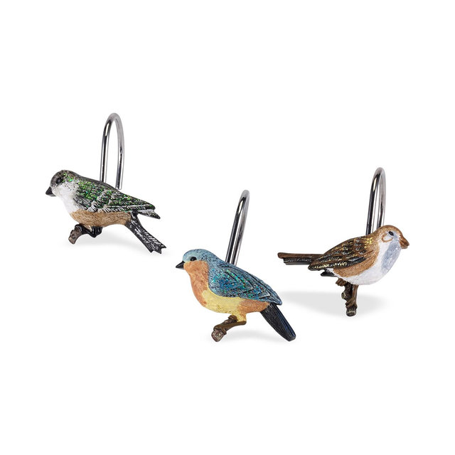 Avanti Love Nest 12-Pc. Shower Hook Set