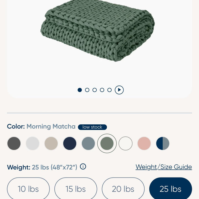 Cotton Weighted Blanket
