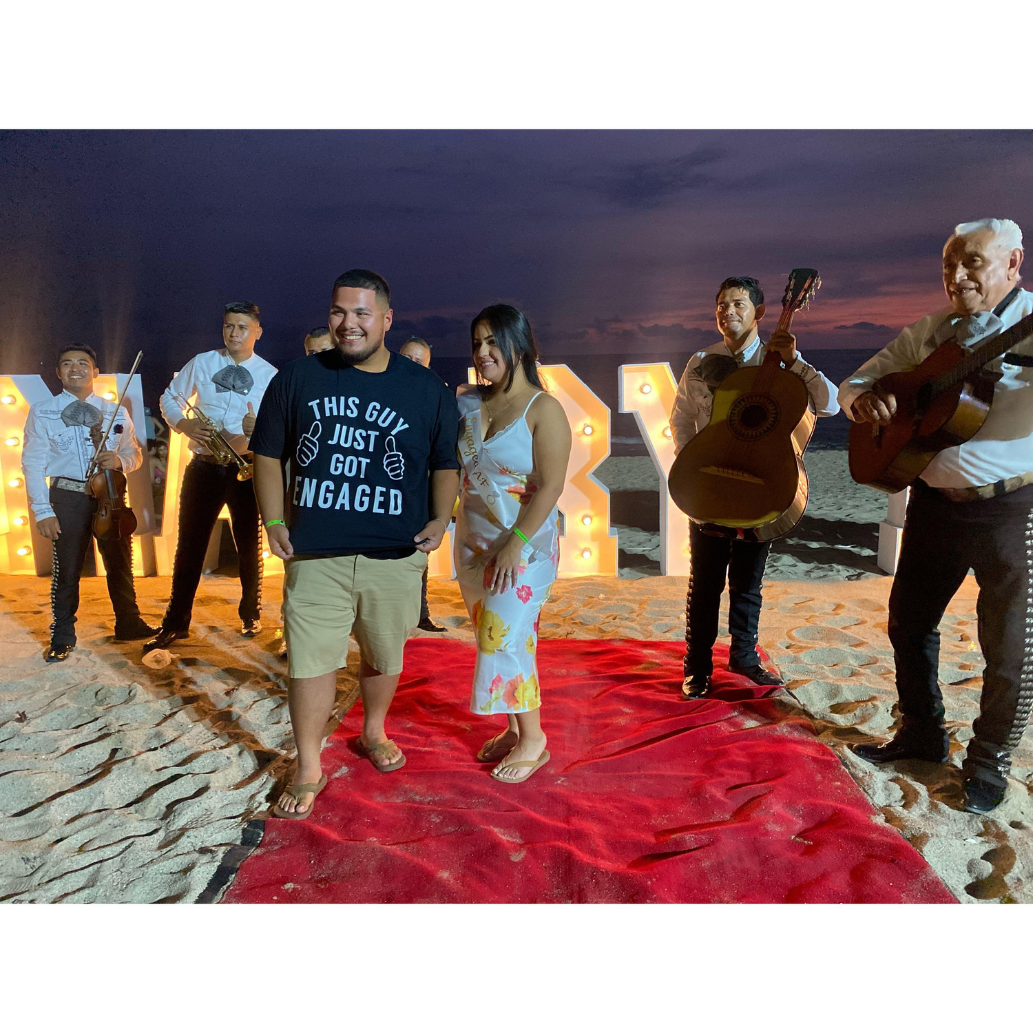 The night of our proposal <3