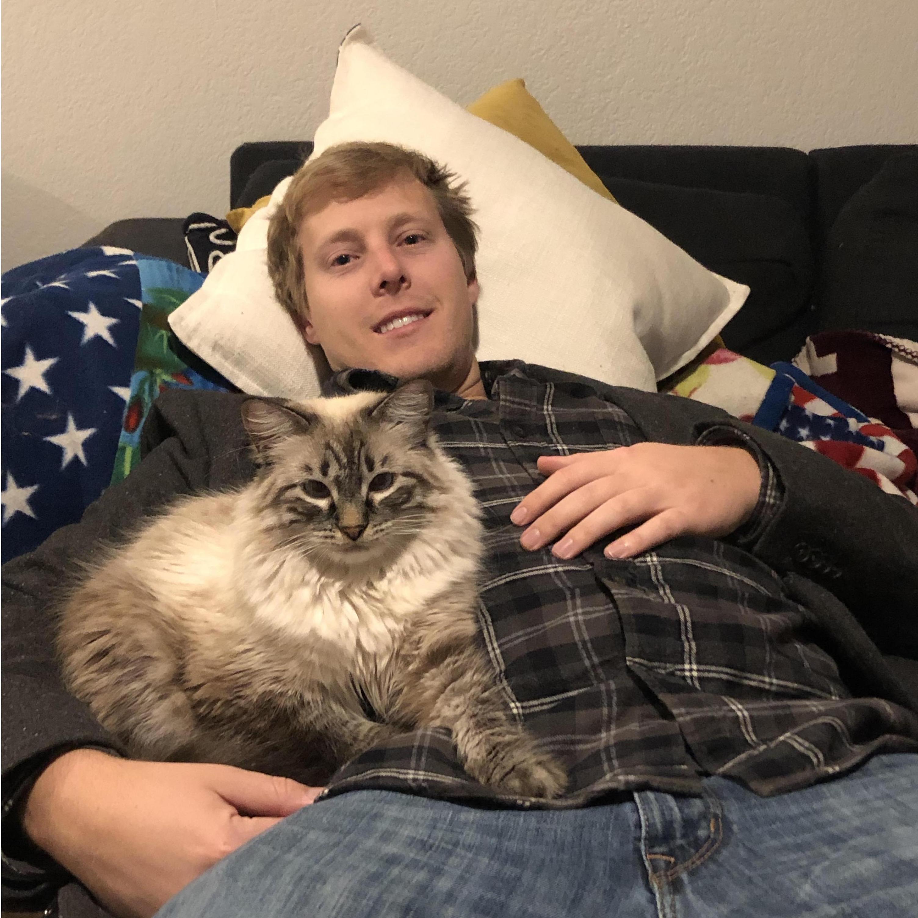 This is what a typical night at home looks like for these two