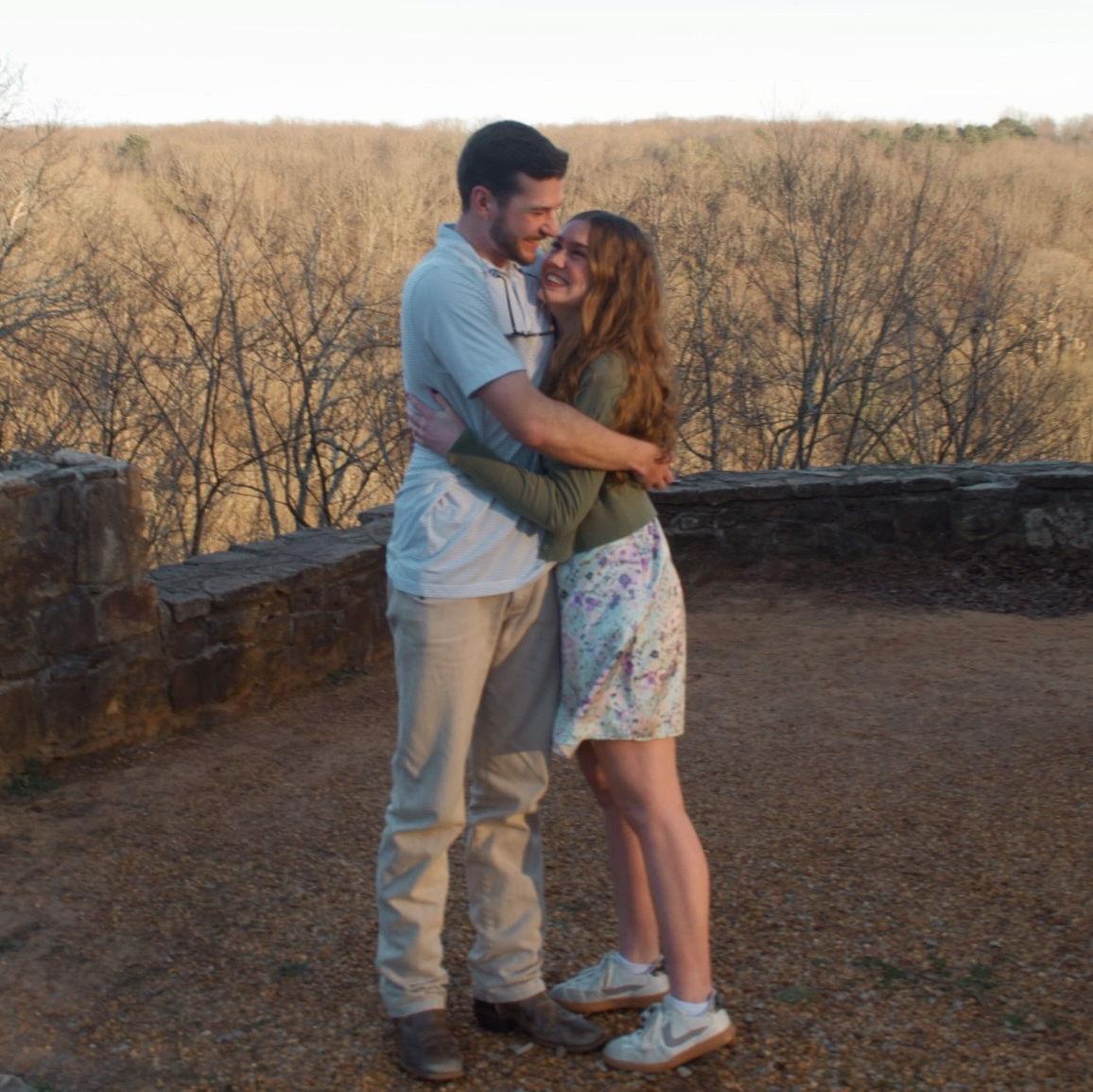 Our perfect engagement at Monte Sano, March 2026