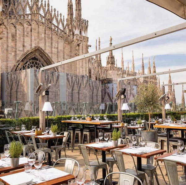 Rooftop Drinks in Milan