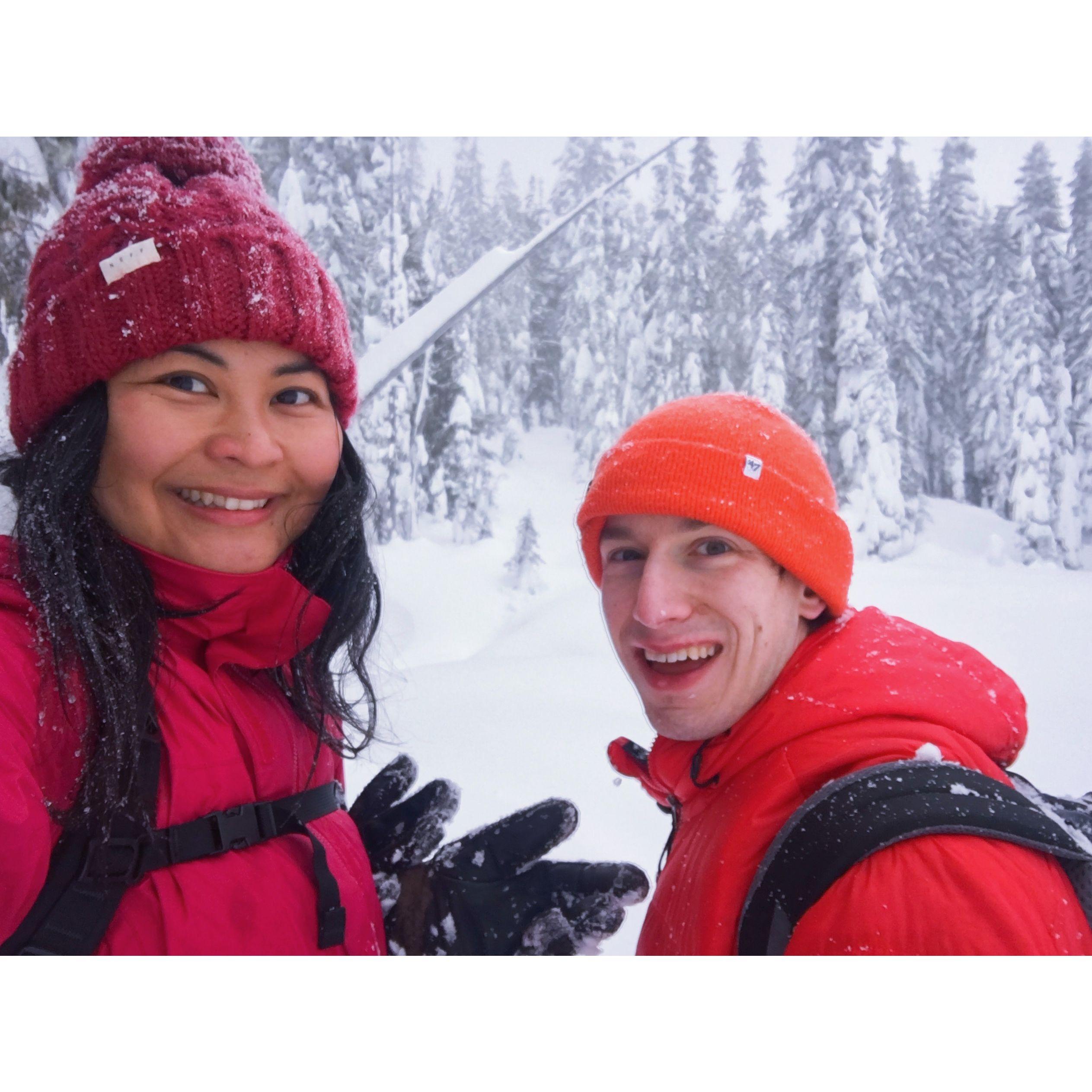 Another snowshoeing day at Mt Rainier.