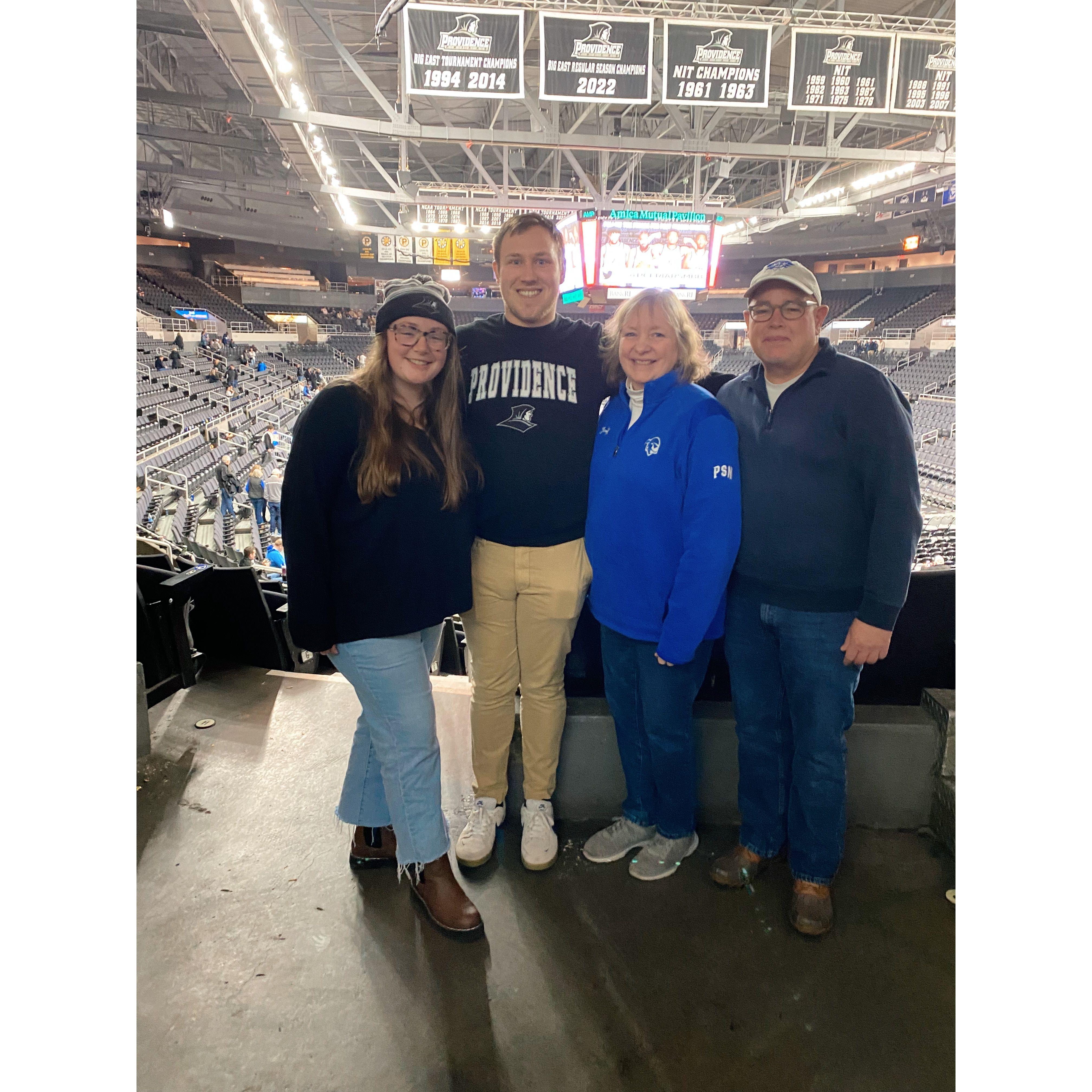 February 2023 - Double date to the PC vs. Seton Hall game!